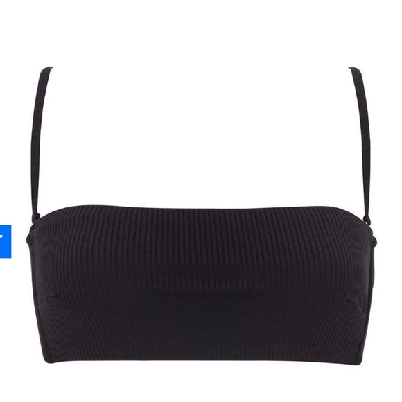Black Rib Summer Bikini Top - Picture 1 of 6